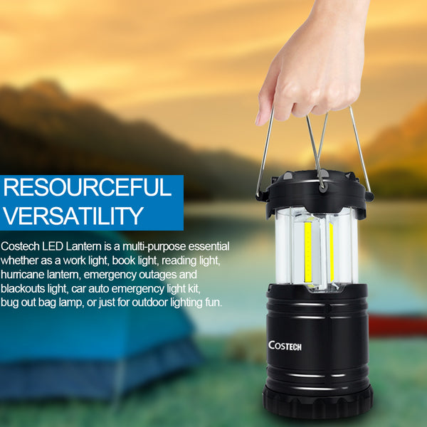 ODOLAND Ultra Bright Collapsible Camping LED Lantern with Portable Lights  for Outdoor Recreations, Emergency - Bed Bath & Beyond - 29606343